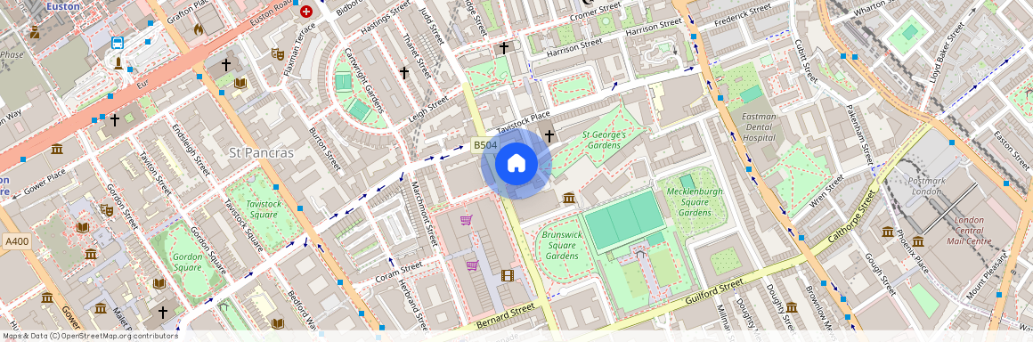 Handel Street, Bloomsbury, WC1N