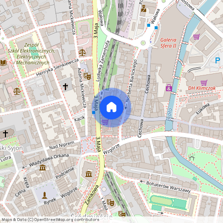 ul. Przechód Schodowy, Śródmieście Bielsko, Bielsko-Biała, śląskie