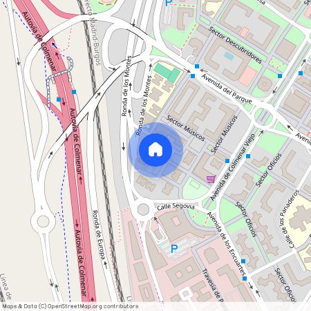 Primera Fase-Nuevo Tres Cantos, - Calle Sector Músicos