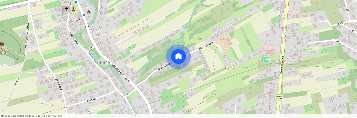 Bławatkowa, Zielonki, Bibice