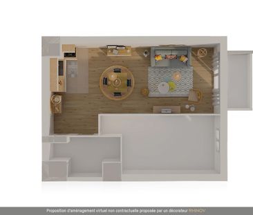 location Appartement T2 DE 50.1m² À CHALIFERT - Photo 6