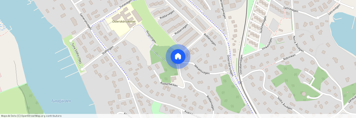 Riddarvägen, Österskär