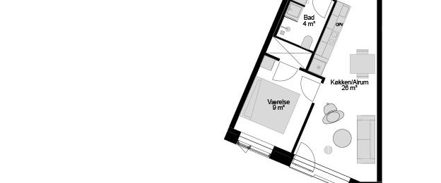 Godsbanen 107, St. lejl. 5, Aalborg - Foto 1