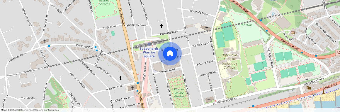 Warrior Gardens, St. Leonards-on-sea, TN37