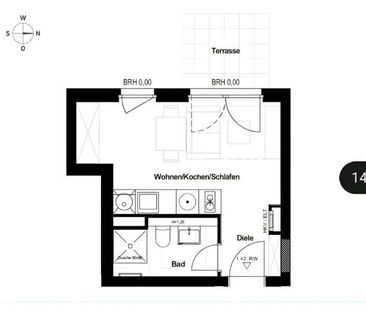 1 Zimmer Studio im Wedding - Foto 1