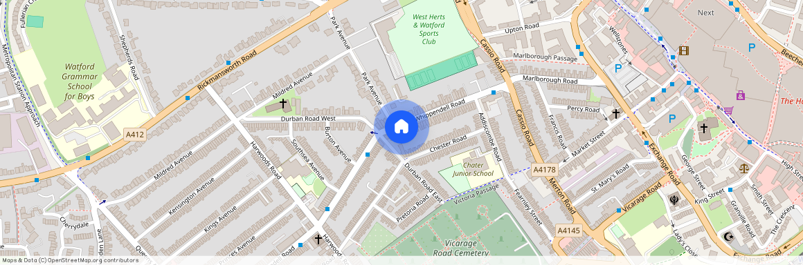 Whippendell Road, Hertfordshire WD18