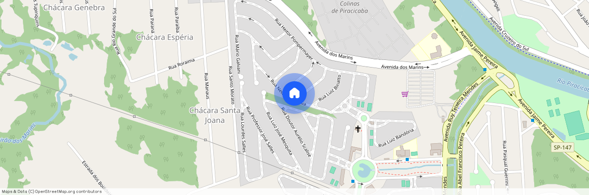 Rua Dona Iracema Gonçalves, Terras de Piracicaba, Piracicaba