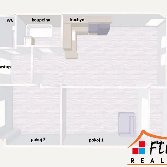 Pronájem zrekonstruovaného bytu 3+kk s lodžií, 62 m - Photo 1