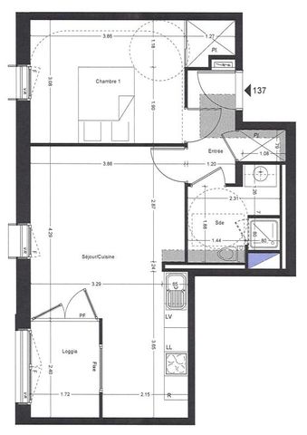 Location Appartement 2 pièces 43m² REZE 44400 - Photo 4