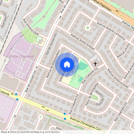 Christophe Colomb, Ahuntsic-Cartierville, Ahuntsic-Cartierville, Ile de Montréal, H2M 2A7