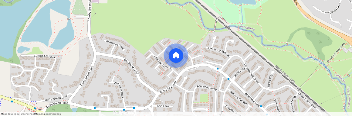 Hearsey Gardens, Camberley, Surrey, GU17