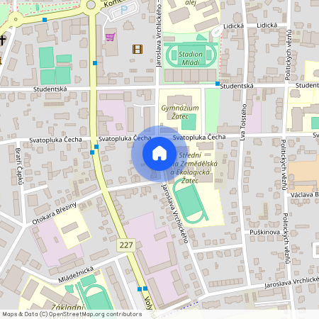 Jaroslava Vrchlického, Žatec, okres Louny