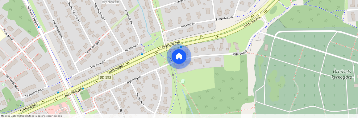 Jägarstigen, Luleå