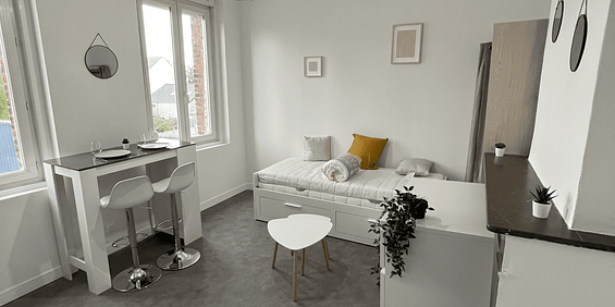 Studio meublé de 15m² à Valenciennes - 390€ C.C. - Photo 3