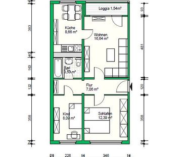 Schöne helle 3-Zimmer-Wohnung am Dreescher Markt - Photo 4