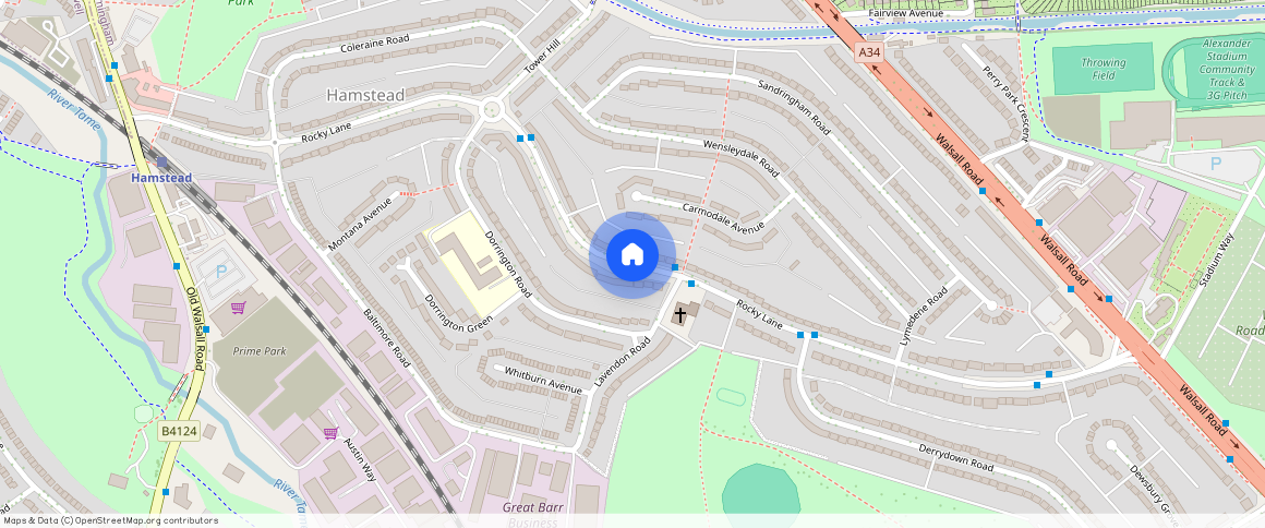 Rocky Lane Great Barr, Birmingham, West Midlands, B42