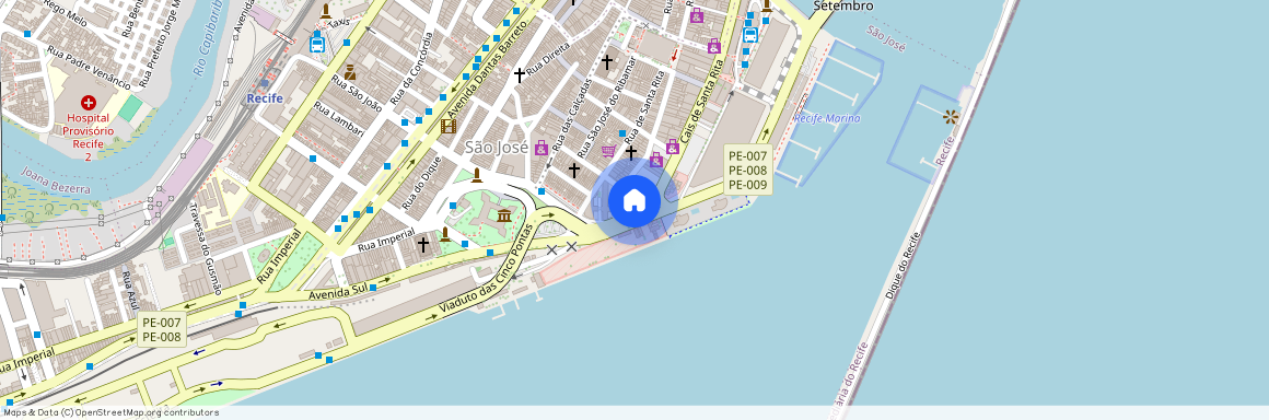 Rua de Santa Rita, 595 - Novotel - São José, Recife, Pernambuco, 50020-455