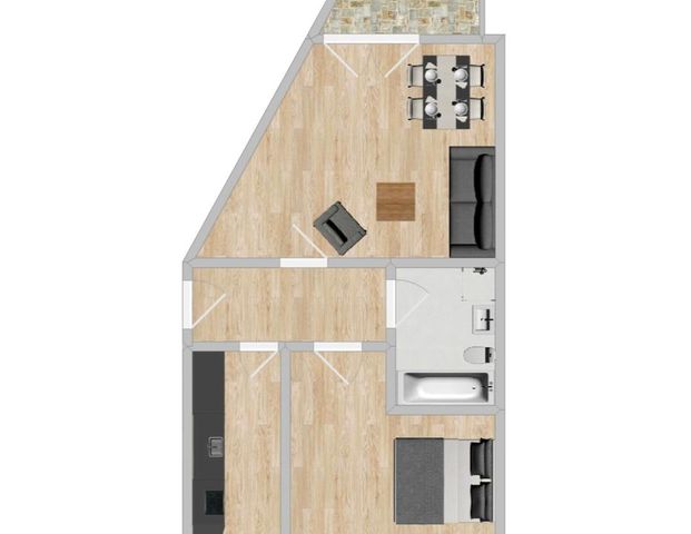 *NEU Renoviert* 2-Raum Wohnung mit Terrasse und Garten - Photo 1