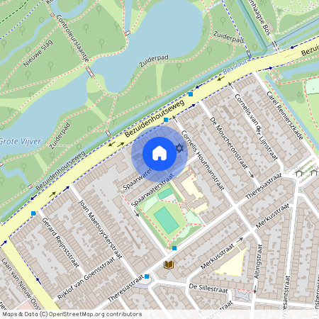 Bezuidenhout-Oost, 2593 RS, Spaarwaterhof, Den Haag