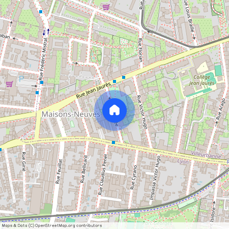 Rue Galilée, Francja, Villeurbanne