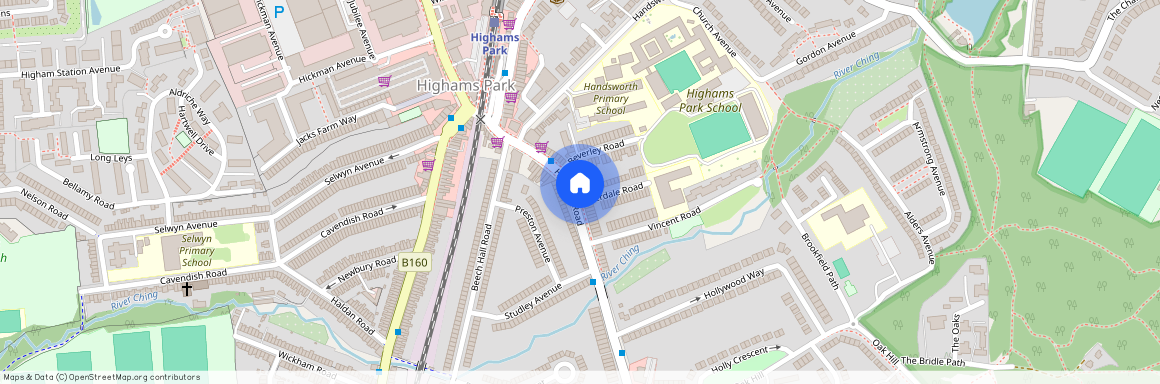 Hale End Road, Highams Park, E4