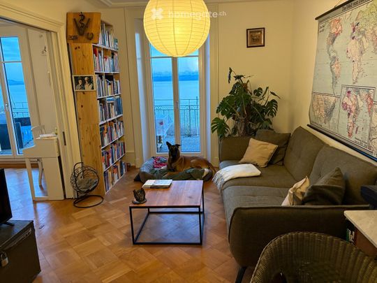 Charmante 4.5-Zimmer-Wohnung mit Seeblick am Quai Max-Petitpierre - Foto 1