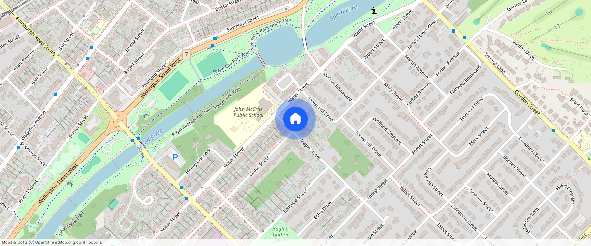 ** Maple Street, Guelph, ON, Canada