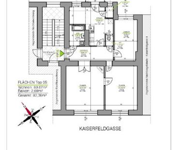 Sanierte 3-Zimmer Wohnung mit Balkon im Zentrum von Leoben zu vermi... - Foto 5