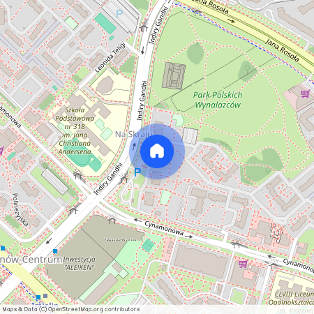 ul. Stefana Szolc-Rogozińskiego, Ursynów-Centrum, Ursynów, Warszawa, mazowieckie