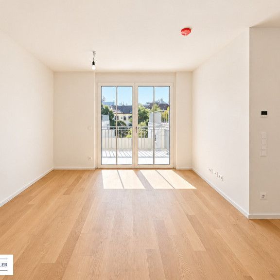 Moderner, urbaner 3-Zimmer-Erstbezug mit südwestlichen Balkon & Klimaanlage - Foto 1