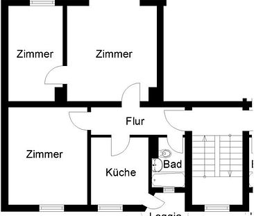 Neue Wohnung, neues Glück! Praktische 3-Zimmer-Wohnung mit Ausblick - Photo 4