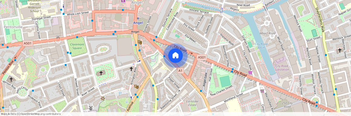 Goswell Road, Angel, Islington, London, EC1V