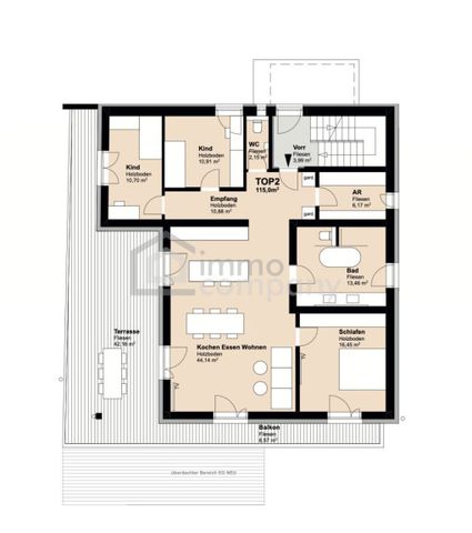 Ihre Starterwohnung in Puch bei Hallein - 2,5-Zimmer Dachgeschoßwohnung mit Panoramablick - Foto 3