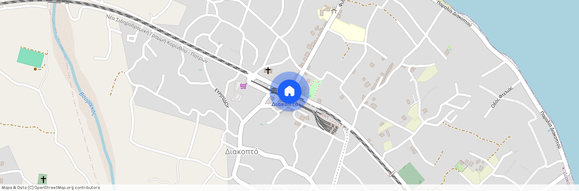 Παπαγιαννόπουλου Διονύση, 250 03 Διακοπτό, Κέντρο (Διακοπτό)