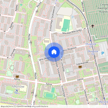 ul. Eustachego Tyszkiewicza, Młynów, Wola, Warszawa, mazowieckie