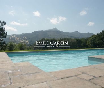 Deux maisons de campagne à louer à Ascain, avec piscine et vue sur ... - Photo 1