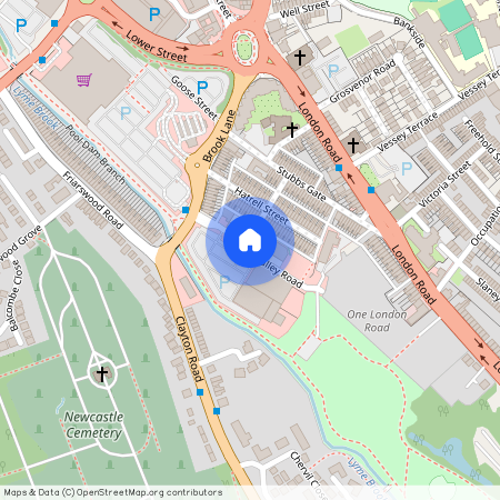 Valley Heights, Lyme Valley, Newcastle-Under-Lyme, Staffordshire, ST5