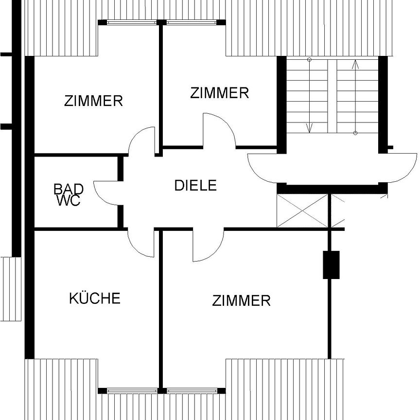 Dachgeschosswohnung in Recklinghausen-Süd - Foto 1