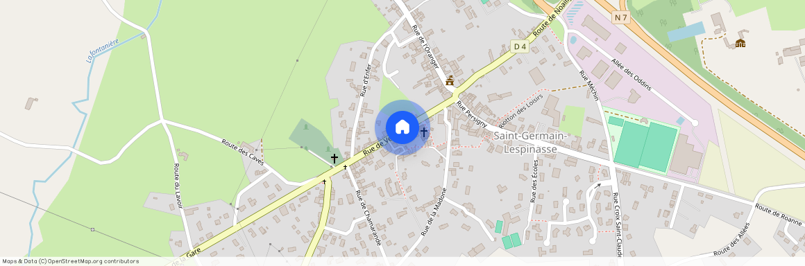 Saint-Germain-Lespinasse, 143 Rue de Verdun, 42640