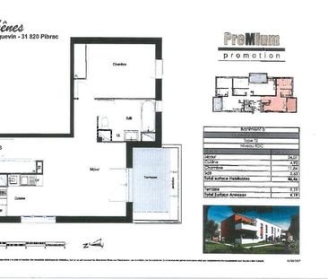 Location Appartement 2 pièces 46m² PIBRAC 31820 - Photo 4