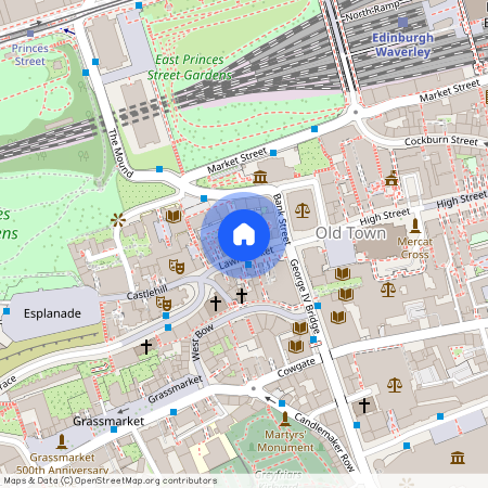 Lady Stairs Close, Old Town, Edinburgh, EH1