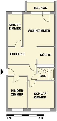 Gemütliche 4-Raum-Wohnung mit Balkon - Photo 2