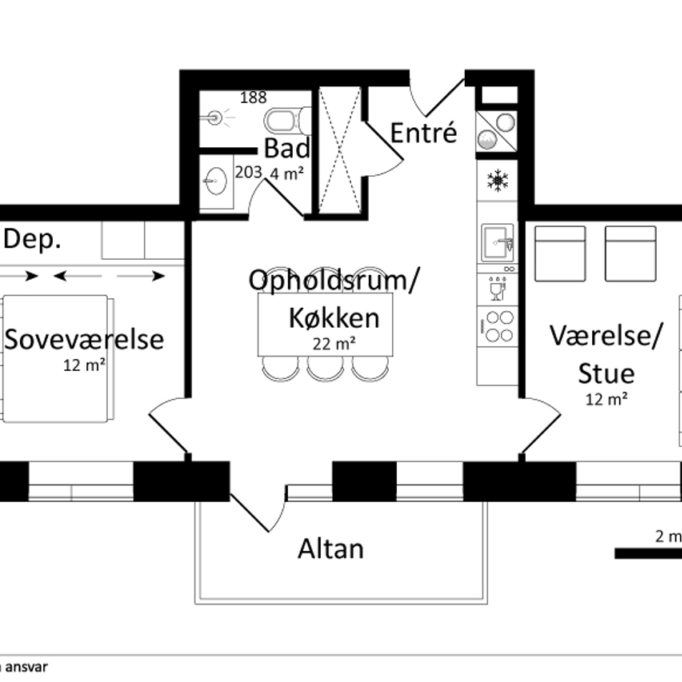 Strand Alle 15, 3. mf, 9400 Nørresundby - Foto 1