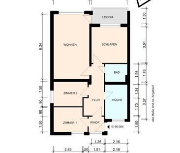 Schöne Wohnung in der Nähe vom Rittbrock - 23566 Lübeck - Photo 3