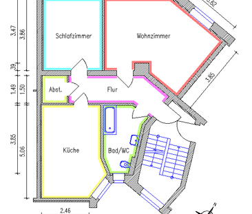 Altbauwohnung mit ungewöhnlichem Grundriss - Photo 6