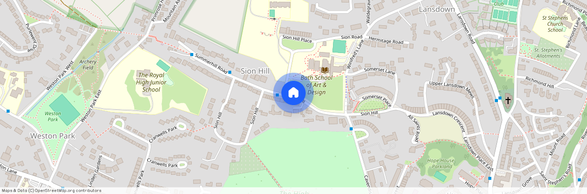 Sion Hill, The Apartment, Somerset House, Bath Ba1