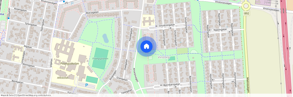 Smultrongatan 1D, Lomma