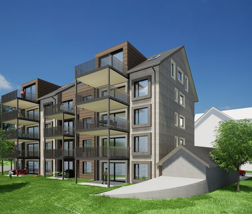 Moderne 4.5 Zimmer Neubauwohnung in Unteriberg, Alpenblick - Photo 1