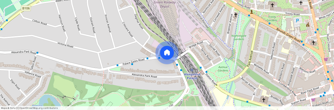 Palace Gates Road, Alexandra Park, N22