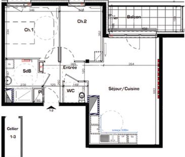 Appartement 3 pièces à Hagondange - Photo 1